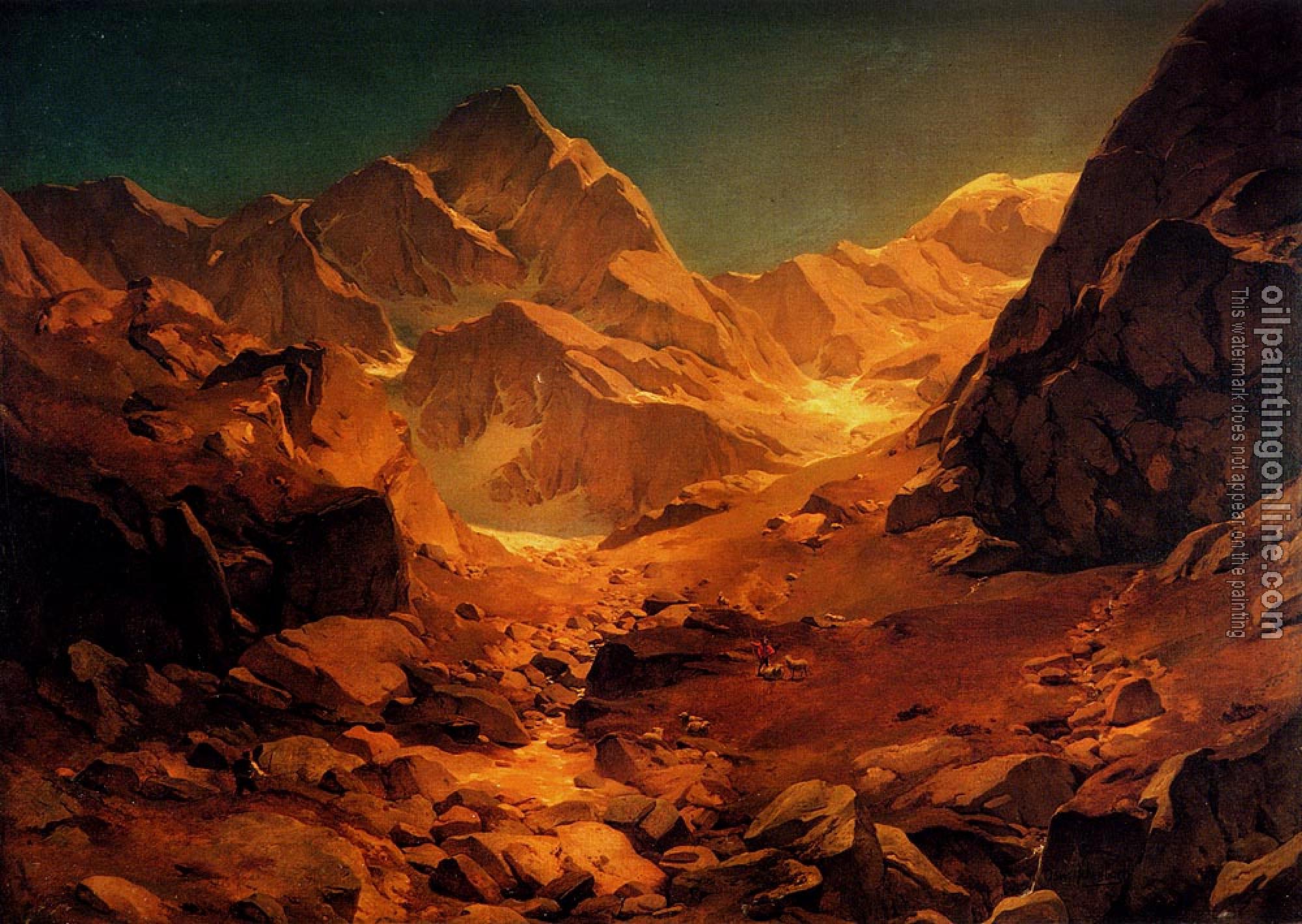 Achenbach, Oswald - A Mountainous Landscape